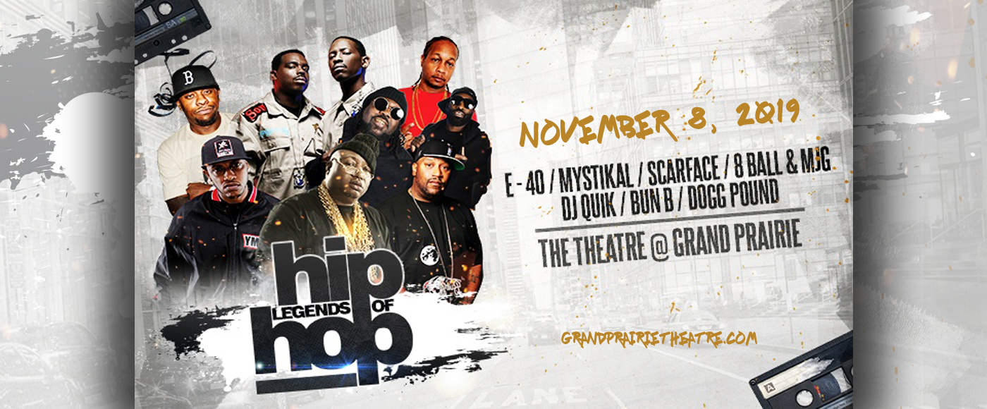 The Legends Of Hip Hop Tickets 8th November Texas Trust CU Theatre